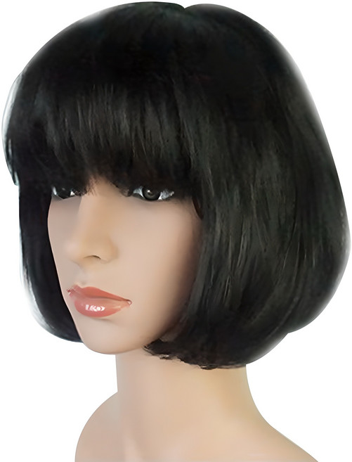 파티 코스프레 단발머리 가발, 01블랙, 1개
