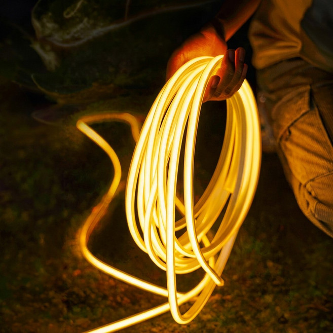 태양열 정원등 태양광 줄조명 트리전구 정원조명 라인 5m 10m, 01_라인조명 플러스형 5m