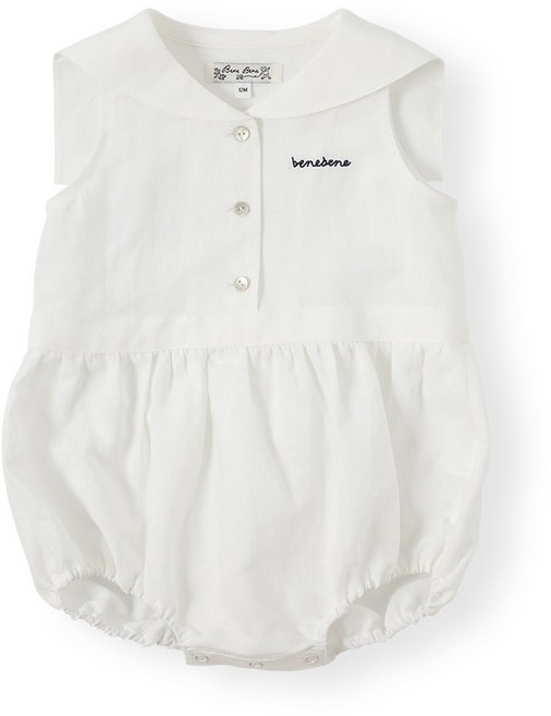 (국내배송정품) 베네베네 브랜드관 [베네베네] BABY) 마린 린넨 롬퍼 120980