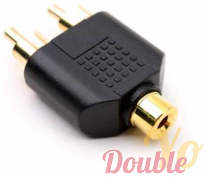 더블요 스테레오 변환젠더 변환잭 이어폰Y잭 이어폰젠더 오디오젠더, 1개