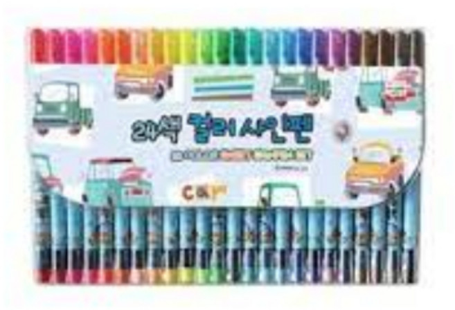 영아트 컬러사인펜 7000 PK48, 혼합색상, 24개
