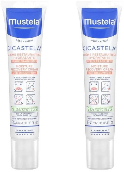 Mustela 무스텔라 시카스텔라 리커버리 크림 40ml x2팩 Cicastela - 쿠팡