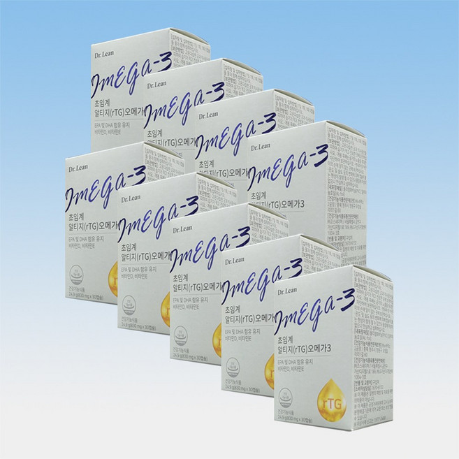 닥터린 Dr Lean 초임계 알티지 RTG 오메가3 오메거3 30캡슐 9박스 9개월분, 30정, 9개