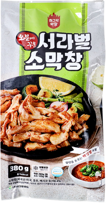 오븐에꾸운서라벌소막창(소스포함) 380G(주)서라벌푸드, 380g, 1개