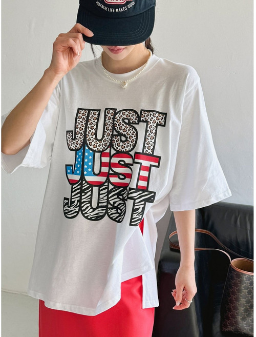 오버핏로고나염반팔티 남녀공용 빅사이즈 무대복 단체복 공연복 치어리더복 방송댄스복 에어로빅복 줌바댄스복 줌바웨어 흠뻑쇼 워터밤 바캉스 사계벌신상추천