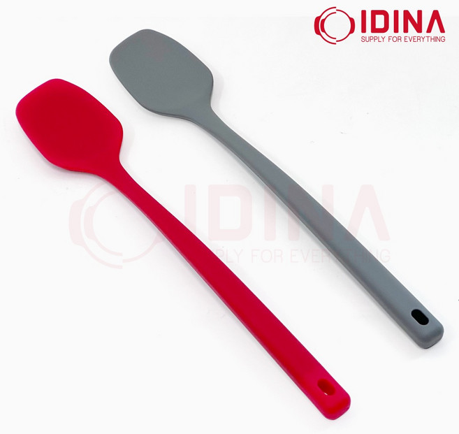 이디나 점보 하드 실리콘 볶음 주걱, 그레이, 1개