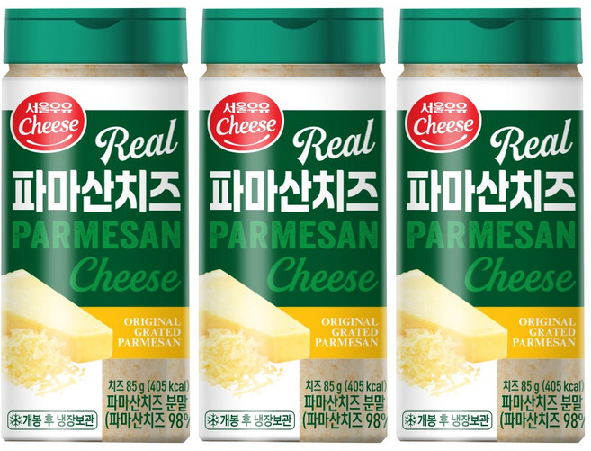 서울우유 리얼 파마산치즈 85g x 3개, 1세트, 255g