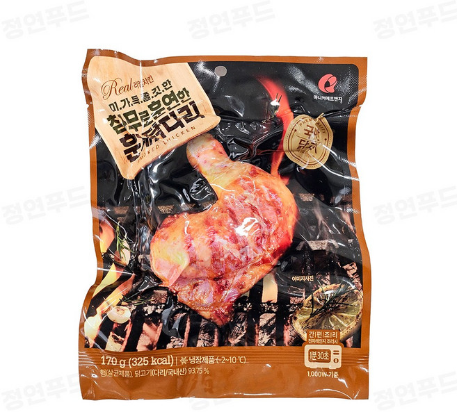 마니커에프앤지 참나무로훈연한훈제닭다리 (냉장), 12개, 170g