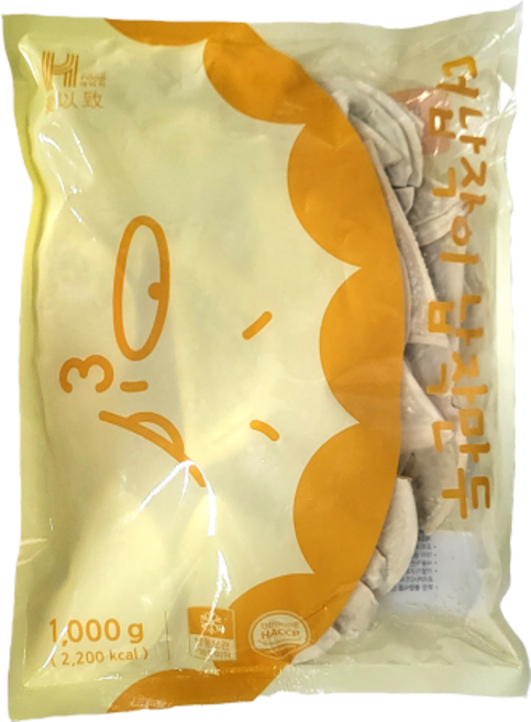 [535] 한일후드 더납작이 납작만두 1kg, 1개