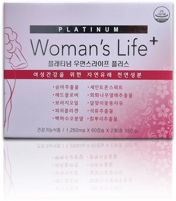 플래티넘 우먼 라이프 플러스 120캡슐, 120정, 1개 - 쿠팡