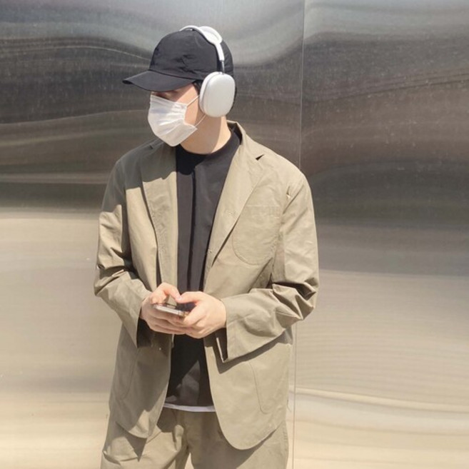 왓위웨어 남녀공용 나일론 볼캡 대두 바스락 커플 모자