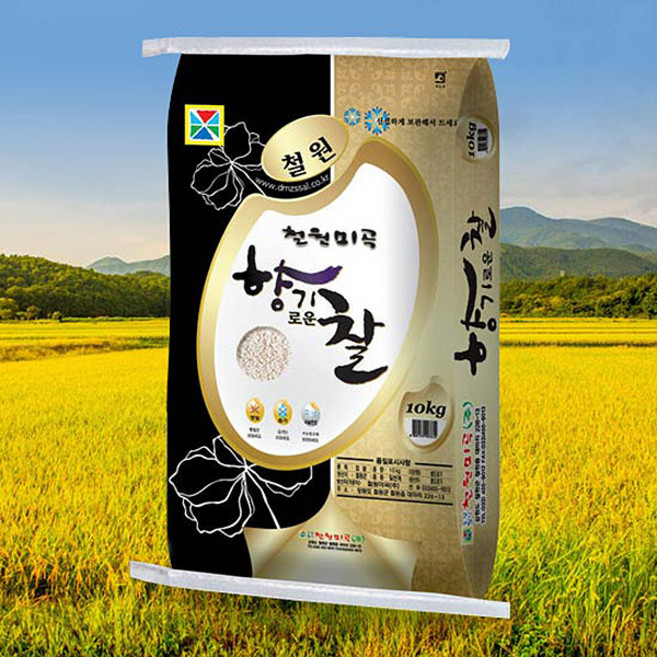 [철원미곡] 25년 철원평야 향기로운 찹쌀 10kgX2, 2개