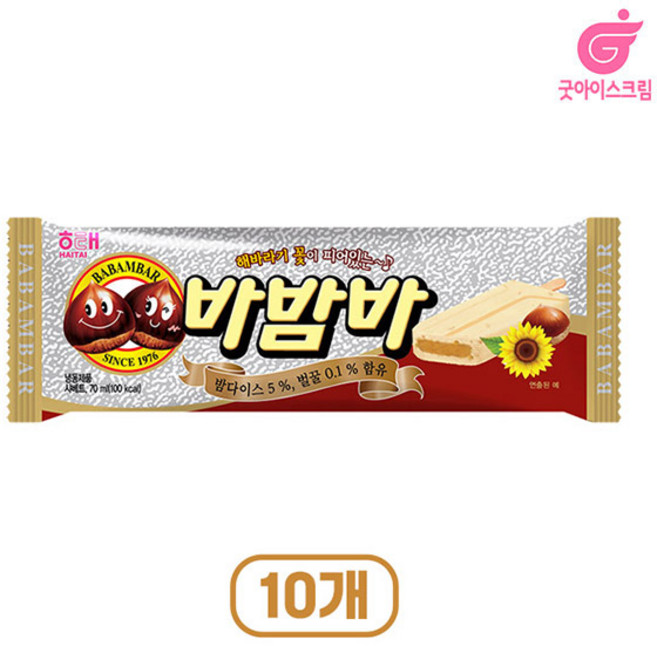해태 바밤바, 10개, 70ml