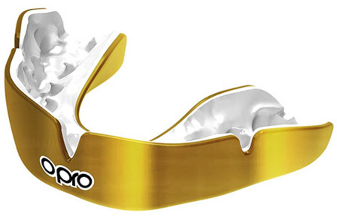 OPRO 인스턴트 커스텀핏 싱글 컬러 마우스피스 마우스가드 골드