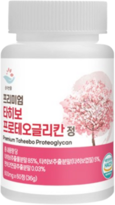 순수한줌 타히보 프로테오 글리칸 클리칸 소연골 프리미엄 정 2개월, 6개, 60정