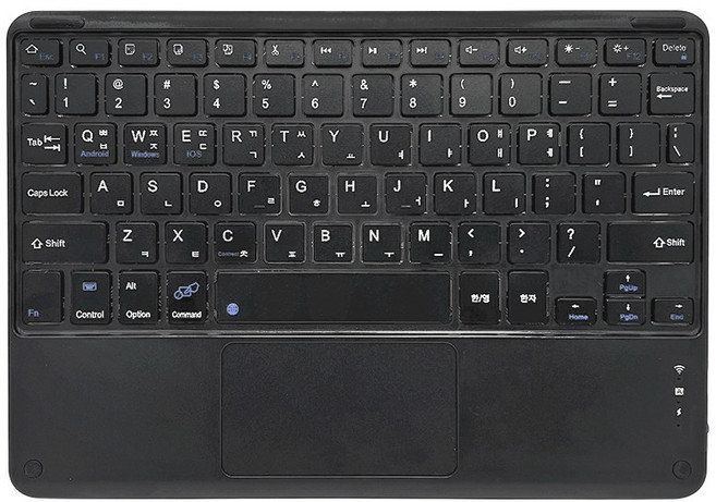 UB BK2 울트라 슬림 터치패드 키보드, 제조사축, UB-BK2, 블랙 미디움