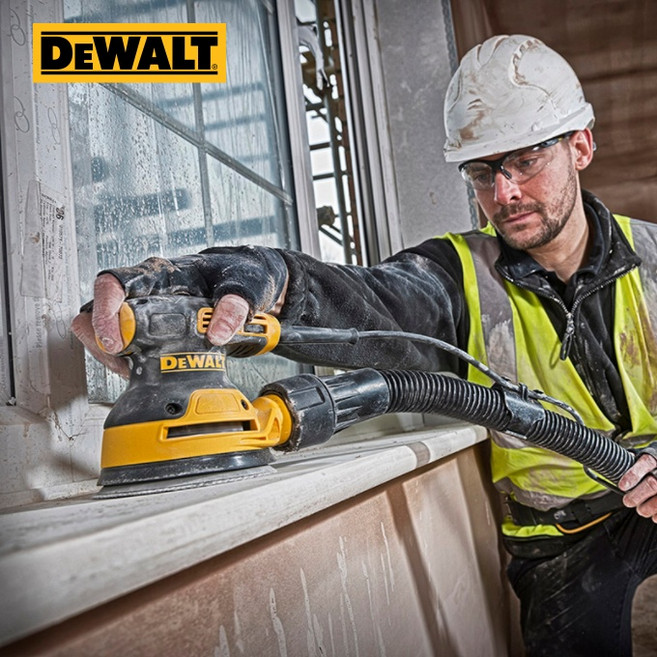 디월트 5인치 원형 샌더 유선 소형 샌딩기, 1개