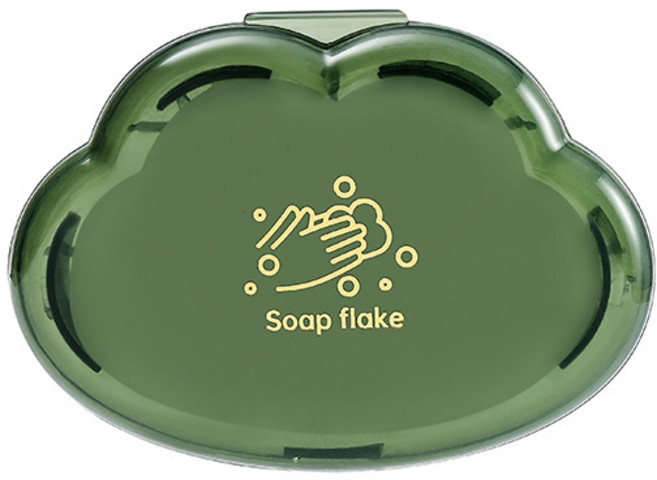 [1+1 행사]종이비누 50매입 1+1 여행용 캠핑 일회용 미니 비누 어린이 학생 핸드워시, 50개입, 녹색 자스민 향