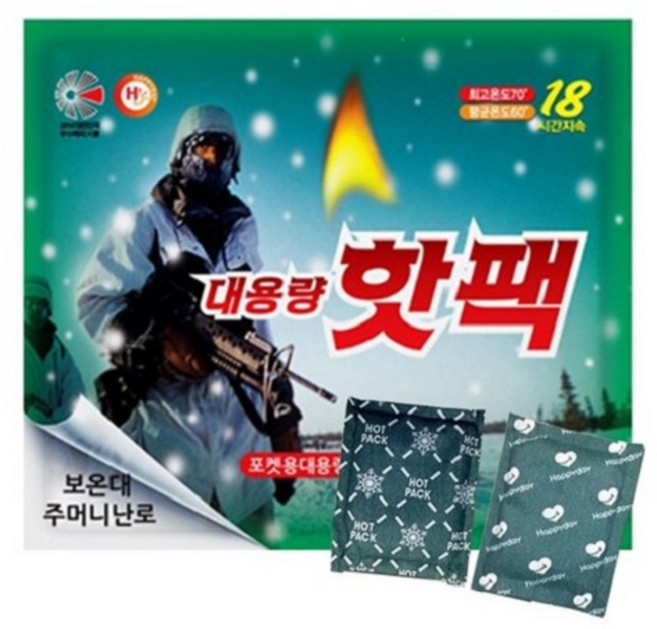 해피데이 대용량 핫팩 오늘 그대를 따뜻하게 해드리리라 150g, 200개
