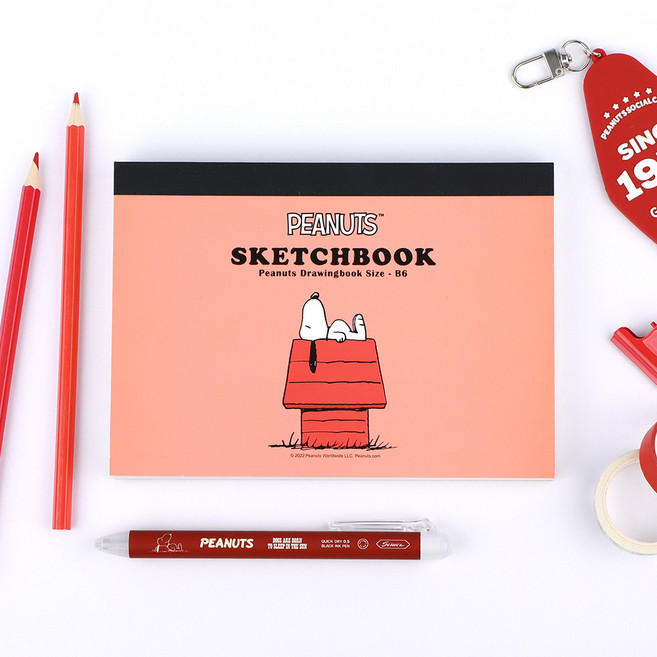피너츠 뜯어쓰는 스케치북 B6, 단품, 단품