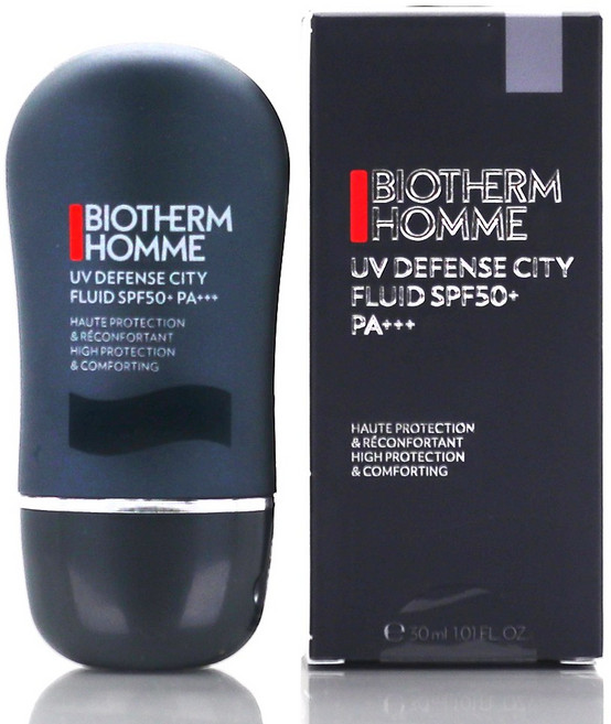 [선물포장 샘플증정] 비오템 옴므 UV 디펜스 선크림 남성용, 1개, 30ml