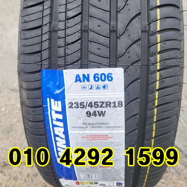 정품 신품타이어 235/45R18 쏘나타 코나 셀토스 K5 쏘울 2354518, 택배배송, 1개