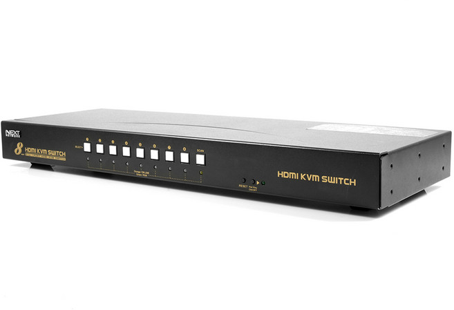 NEXT-7008KVM 8대1 USB HDMI KVM스위치 핫키, 1개
