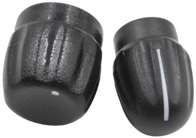 모토로라 라디오용 볼륨 및 채널 노브 GP340 MTX450 쌍/로트