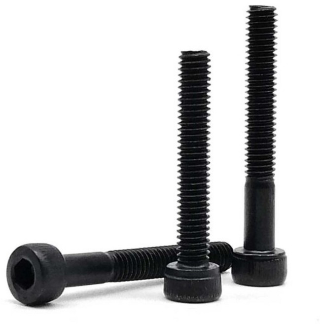 긴길이 200mm M2 검정색 등급 합금강 알렌 육각 소켓 헤드 캡 볼트 나사, 07 5pcs M8, 07 20mm