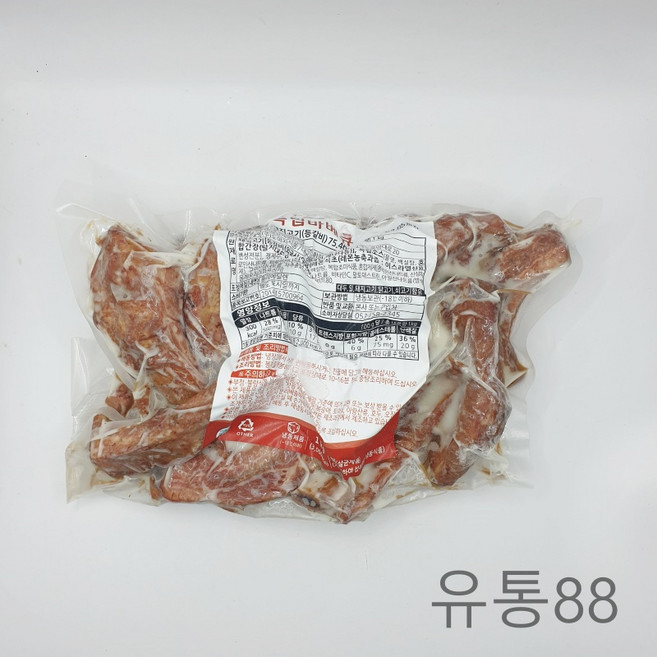 도야지 폭립바베큐 1kg, 1개
