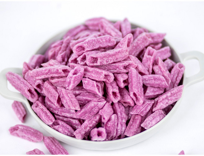 [입안 가득 달콤 바삭] 20년전통 뻥튀기곡물나라 길쭉한 자색뻥 자색고구마 웰빙 스낵, 1개, 140g