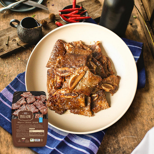 (m) 구본길 호주산 양념 LA갈비 400g x 4팩, 4개