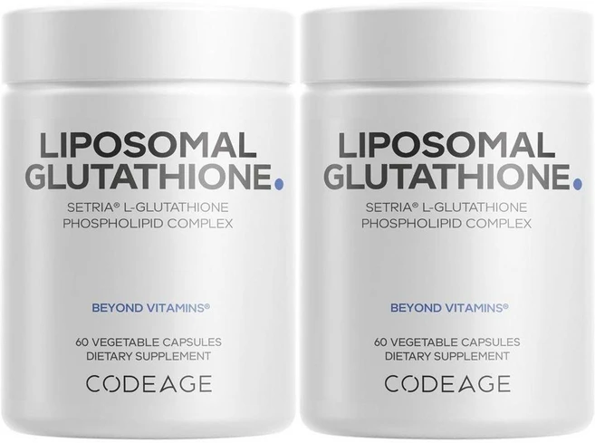 코드에이지 리포조말 글루타치온 Liposomal Glutathione 60정 x 2개 - 쿠팡