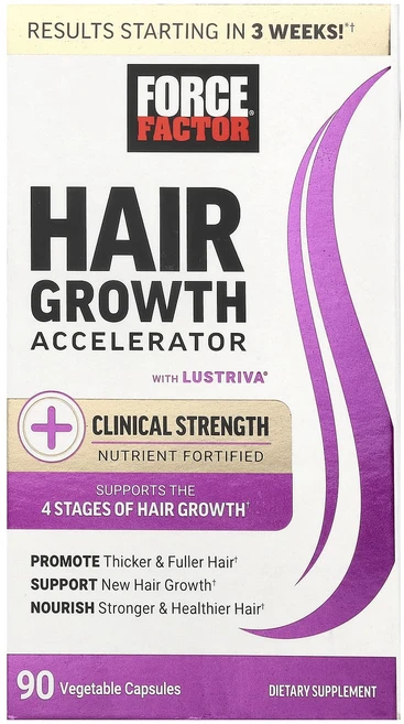 Force Factor 모발 성장 촉진제 베지 캡슐 90정, ForceFactor모발성장촉진제베지캡슐90정, 1개 - 쿠팡