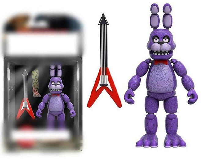 프레디의 액션 피규어 캐릭터 프레디 폭시 보니 치카 인형 모델 모형 재미있는 크리스마스 컬렉션 선물에서 박, 1개