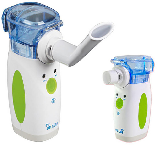 웰비 네블라이저 휴대용 아기 가정용 저소음 강아지 고양이, 1개