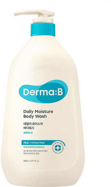 더마비 데일리 모이스처 (대용량) 바디워시 (코튼머스크) 880ml, 880g, 1개