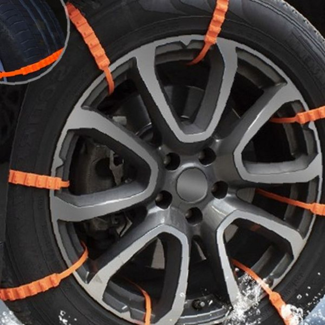 겨울철 차량용 타이어 체인 눈길 빙판길 미끄럼방지 일회용 케이블타이 간편장착, 1개