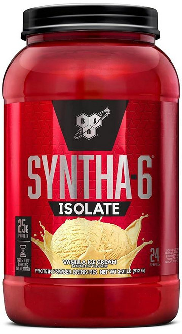 BSN 신타6 아이솔레이트 단백질 파우더 바닐라 아이스크림 프로틴 912g(2.01lbs), 911g, 1개