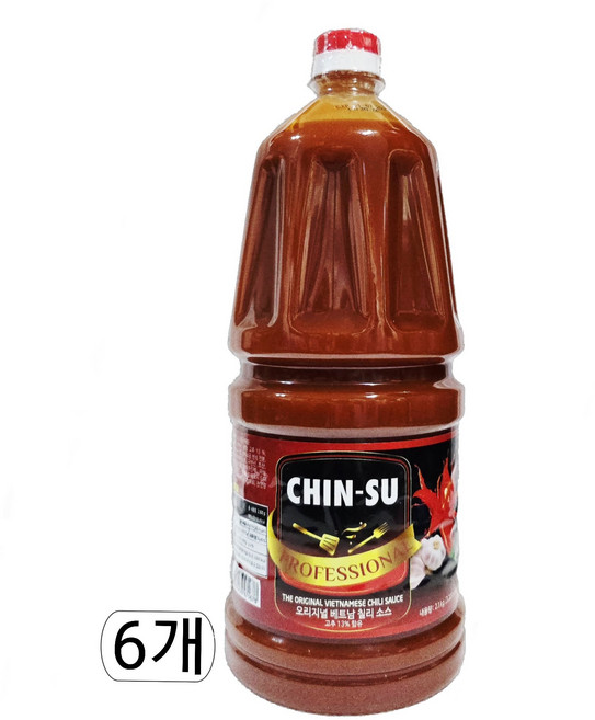 친수 칠리소스 대용량, 6개, 2.1kg