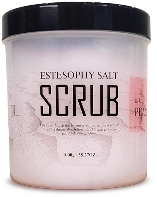 에스테소피 솔트 솝 바디 스크럽 피치, 1개, 1kg