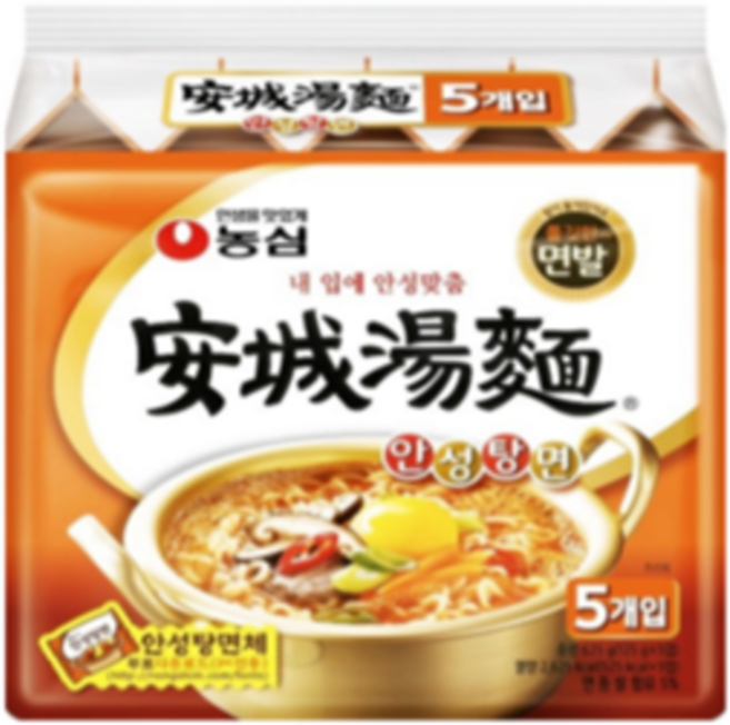 농심 안성탕면 125g, 40개