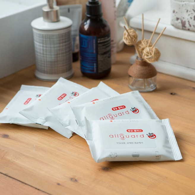 올가드 살균 소독 물티슈/휴대용 몸 손 물 세정 제균 1(EA) 4647 PCS