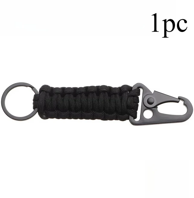 미니 기어 포켓 서스펜션 클립 행어 도구 5 야외 개 키링 1 버클 키체인 캠핑 하이킹, 1pc, 1pc