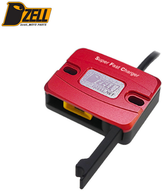 디젤코리아 혼다 C125 USB 소형 차량 핸드폰 초고속 충전기 DUC3745 안전 보호 시스템, Red - 레드, 1개