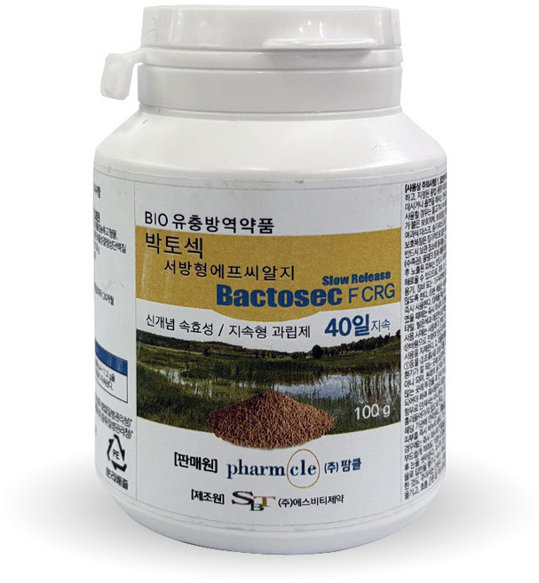 BTI 박토섹 CRG 100g 모기유충제거 방역업체 40일지속 과립제, 1개