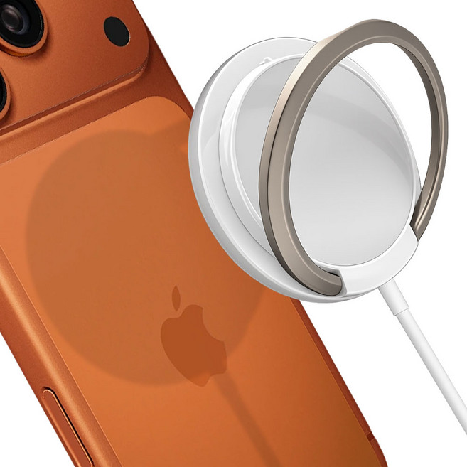 서포트링 거치형 C타입 맥세이프 무선 충전기, 1개, 화이트