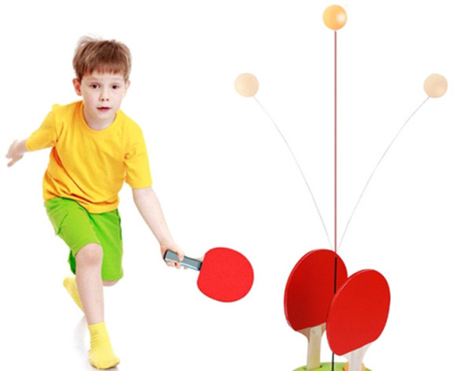 홈트레이닝 다이나믹 셀프 탁구 리턴 연습기 2인 세트 2종, 청소년용