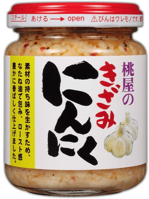 桃屋 MOMOYA 蒜蓉醬 125g 瓶裝 香蒜調味醬, 1罐