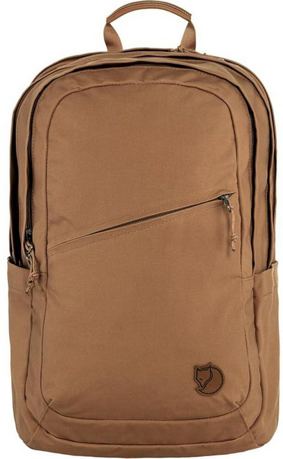 Fjällräven Raven 28 백팩 - 멀티 포켓 오거나이저 패딩 지지대 내구성 있는 원단 출퇴근 여행 블랙. 원사이즈, 카키 더스트